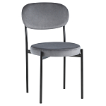 Стул с круглым сиденьем на металлическом основании ALFIE CHAIR Grey варинант исполнения - 1 | Loft Concept в Брянске