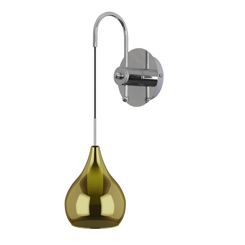 Бра Candiano Olive Sconces Оливковый Хром Бра Candiano Olive Sconces Оливковый Хром в Брянске | Loft Concept