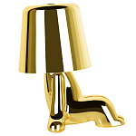 Настольная лампа фигурная цвета золото с гладким абажуром Высота 16 см Sophia варинант исполнения - 4 | Loft Concept в Брянске