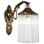 Бра с плафоном с виде трубчатых хрустальных подвесок Cadice Wall Lamp варинант исполнения - 1 | Loft Concept в Брянске