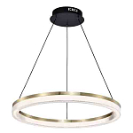 Люстра подвесная круглая светодиодная с золотым каркасом Ring Horizontal варинант исполнения - 3 | Loft Concept в Брянске