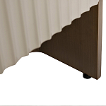 Тумба под телевизор серая с мраморной столешницей Uniqueness Marble варинант исполнения - 8 | Loft Concept в Брянске