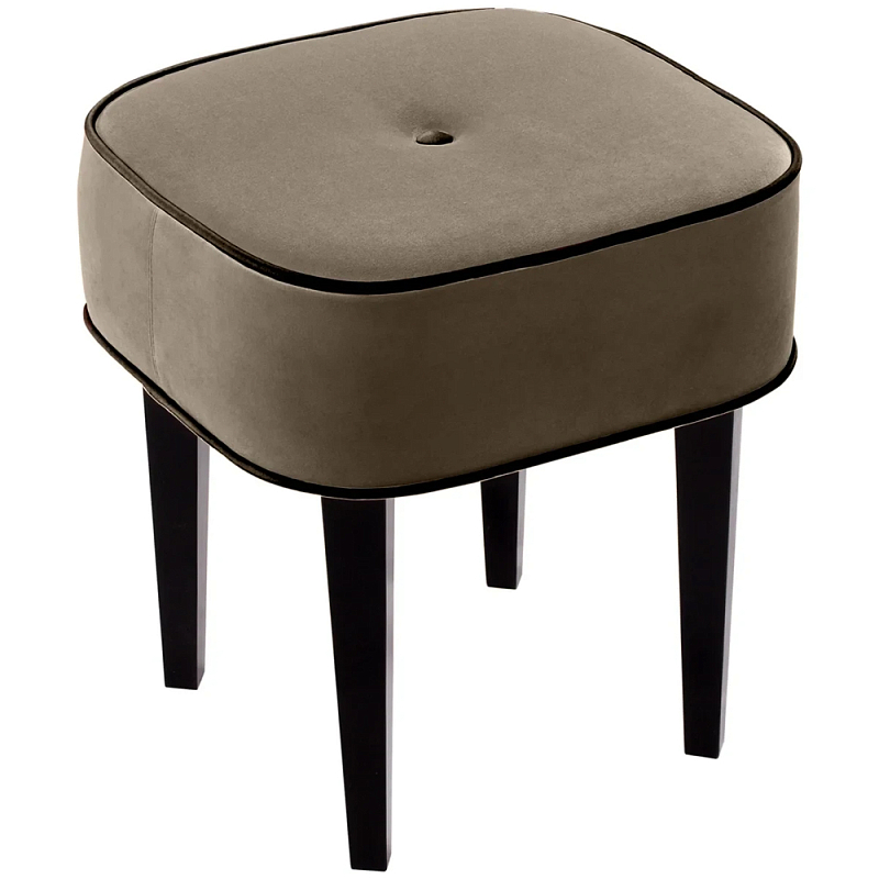 Квадратный мягкий пуф на черных ножках Winton Pouf Square Мульти Квадратный мягкий пуф на черных ножках Winton Pouf Square Мульти в Брянске | Loft Concept