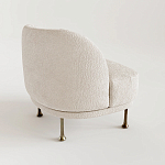 Кресло Briancon с полукруглой спинкой на металлических ножках  варинант исполнения - 1 | Loft Concept в Брянске