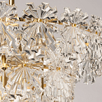 Люстра многоярусная с объемными прозрачными цветами Hanging Flowers варинант исполнения - 4 | Loft Concept в Брянске