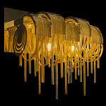 Бра с металлическими дугами и цепочками 33 см Atlantis Chain варинант исполнения - 8 | Loft Concept в Брянске