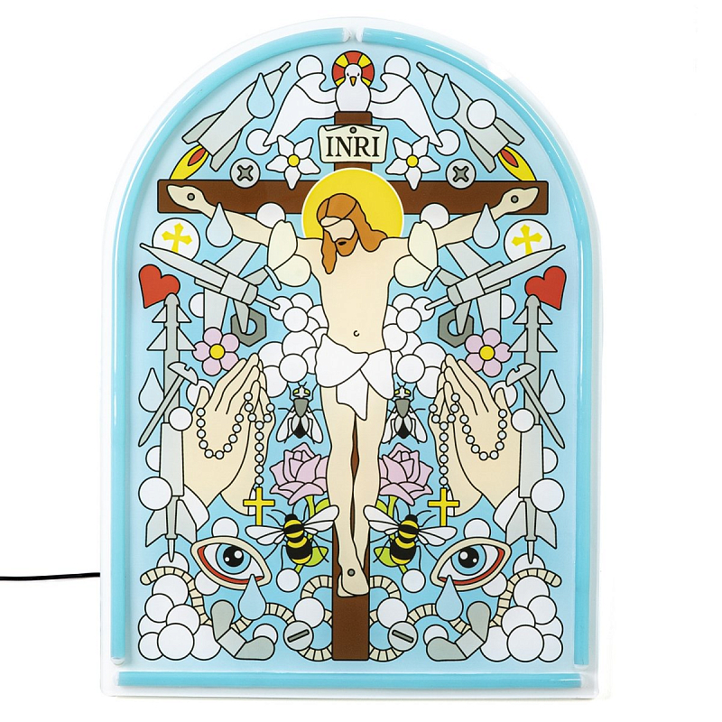 Бра Seletti Gospel Led Signs Jesus Мульти в Брянске | Loft Concept 