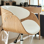 Вращающееся офисное кресло на колёсах Delwyn Chair варинант исполнения - 4 | Loft Concept в Брянске