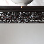 Черная резная консоль в Китайском стиле из массива Black Dragon Console варинант исполнения - 3 | Loft Concept в Брянске