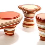 Комплект кофейных столиков Vorlon Desert three tables варинант исполнения - 4 | Loft Concept в Брянске