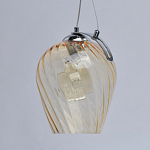 Подвесной светильник со стеклянном плафоном в форме бокала Kaleido варинант исполнения - 6 | Loft Concept в Брянске