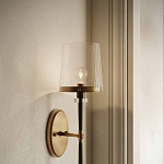 Бра настенное с прозрачным стеклянным абажуром Simple Pure Form варинант исполнения - 5 | Loft Concept в Брянске