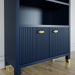 Книжный Стеллаж Elsa Dreams Blue с задней стенкой варинант исполнения - 1 | Loft Concept в Брянске