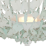 Люстра круглая с каскадом из декоративных элементов Sea Glass варинант исполнения - 3 | Loft Concept в Брянске