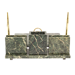 Настольный письменный набор из змеевика с гербом России Successful Leader варинант исполнения - 2 | Loft Concept в Брянске