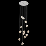 Люстра каскадная с мозаичным хрустальным оформлением Sparks of Crystal варинант исполнения - 2 | Loft Concept в Брянске