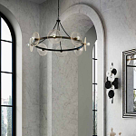 Бра светодиодное из черно-белых дисков Contrast Sample варинант исполнения - 6 | Loft Concept в Брянске