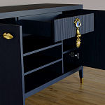 Комод-буфет Elsa Dreams Blue с открытыми полками   варинант исполнения - 1 | Loft Concept в Брянске