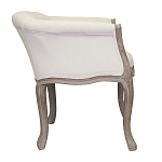 Кресло низкое в стиле прованс Бежевый Лен Louis French Armchair  варинант исполнения - 1 | Loft Concept в Брянске