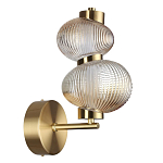 Бра с 2-мя рифлеными стеклянными шарами Marcelh Light варинант исполнения - 5 | Loft Concept в Брянске