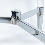 Приставной столик со стеклянной столешницей Deimos варинант исполнения - 4 | Loft Concept в Брянске