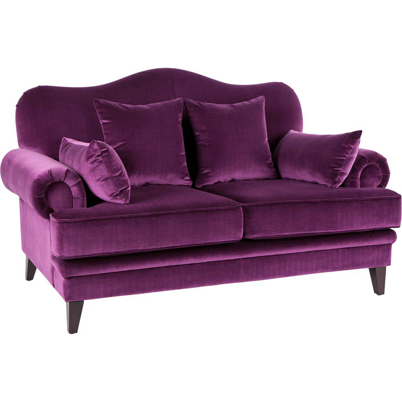 Диван Maria Teresa Sofa Purple Сиреневый Коричневый Диван Maria Teresa Sofa Purple Сиреневый Коричневый в Брянске | Loft Concept