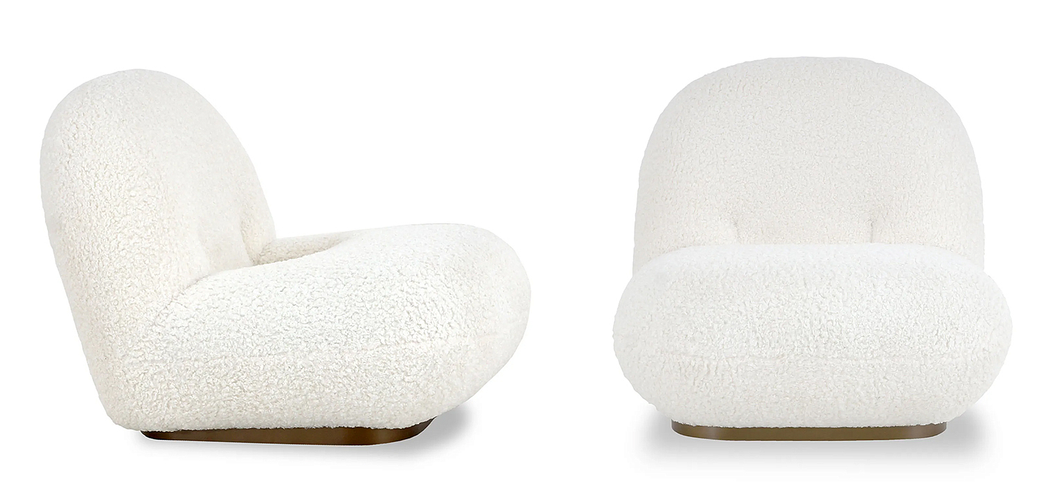 Кресло Herbie White Armchair Кресло Herbie White Armchair - Loft-Concept в Брянске