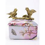 Фарфоровая шкатулка Bird talks варинант исполнения - 5 | Loft Concept в Брянске