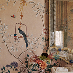 Обои ручная роспись Cecily pink варинант исполнения - 5 | Loft Concept в Брянске