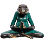 Статуэтка из бронзы в виде лягушки Animals Bronze варинант исполнения - 3 | Loft Concept в Брянске
