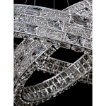 Люстра на 2 кольца с текстурной огранкой Reflection of Reality варинант исполнения - 3 | Loft Concept в Брянске