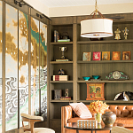 Обои ручная роспись Bamboo River Blossom Original colourway on Deep Rich Gold gilded paper with pearlescent antiquing варинант исполнения - 3 | Loft Concept в Брянске