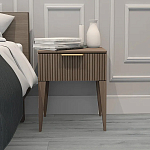 Тумба прикроватная коричневая с ящиком Harper Line варинант исполнения - 1 | Loft Concept в Брянске