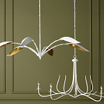 Люстра белая с плафонами в виде лепестков Delicate Flower варинант исполнения - 5 | Loft Concept в Брянске