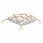 Подушка декоративная с геометрическим узором и кисточками Divine Abstractions варинант исполнения - 1 | Loft Concept в Брянске