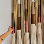 Текстильное Панно Макраме для ресторана Mexico Wall Hanging  варинант исполнения - 1 | Loft Concept в Брянске