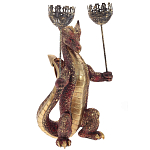 Подсвечник в виде дракона Dragon with Two Candlesticks Red варинант исполнения - 1 | Loft Concept в Брянске