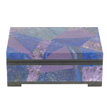 Шкатулка из натурального камня лазурит и чароит Stone Casket варинант исполнения - 2 | Loft Concept в Брянске