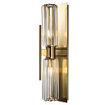 Бра с двумя хрустальными цилиндрическими плафонами Glass TUBE варинант исполнения - 2 | Loft Concept в Брянске