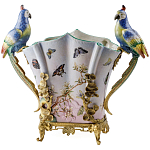 Ваза фарфоровая с попугаями Ferra варинант исполнения - 2 | Loft Concept в Брянске