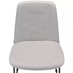 Стул мягкий светло-серый Chair Gray Runners варинант исполнения - 5 | Loft Concept в Брянске