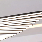 Люстра в виде распахнутых крыльев из тонких металлических планок Flight of Freedom варинант исполнения - 12 | Loft Concept в Брянске