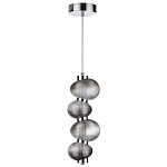 Подвесной светильник с 4-мя рифлеными стеклянными шарами Marcelh Light варинант исполнения - 2 | Loft Concept в Брянске