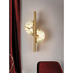 Бра  с фигурным мраморным рассеивателем Spiral of Warm Light варинант исполнения - 7 | Loft Concept в Брянске