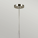 Люстра с 6-ю лампами на тонких изогнутых рожках в современном стиле Feiss варинант исполнения - 9 | Loft Concept в Брянске