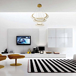 Люстра подвесная с 3-мя кольцевыми светодиодными лампами Catcher варинант исполнения - 2 | Loft Concept в Брянске