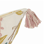 Чехол на подушку с кисточками и вышивкой птиц Ethnic mix Birds Rect варинант исполнения - 2 | Loft Concept в Брянске