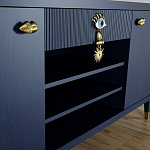 Комод-буфет Elsa Dreams Blue с открытыми полками   варинант исполнения - 4 | Loft Concept в Брянске