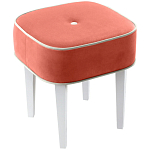 Квадратный мягкий пуф на белых ножках Winton Pouf Square варинант исполнения - 15 | Loft Concept в Брянске
