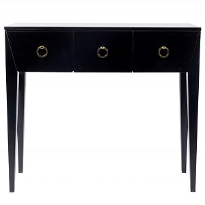 Черная консоль Сontemporary Art Deco